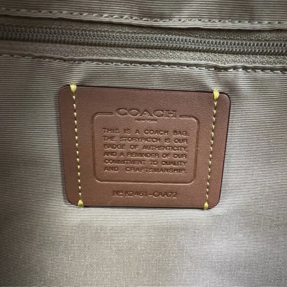 COACH Court Backpack Cherry Print Silver Red Multi-Leather main image 12